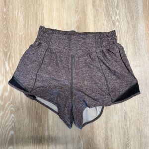 Lululemon Athletica Gray Athletic Shorts with Elastic Waistband